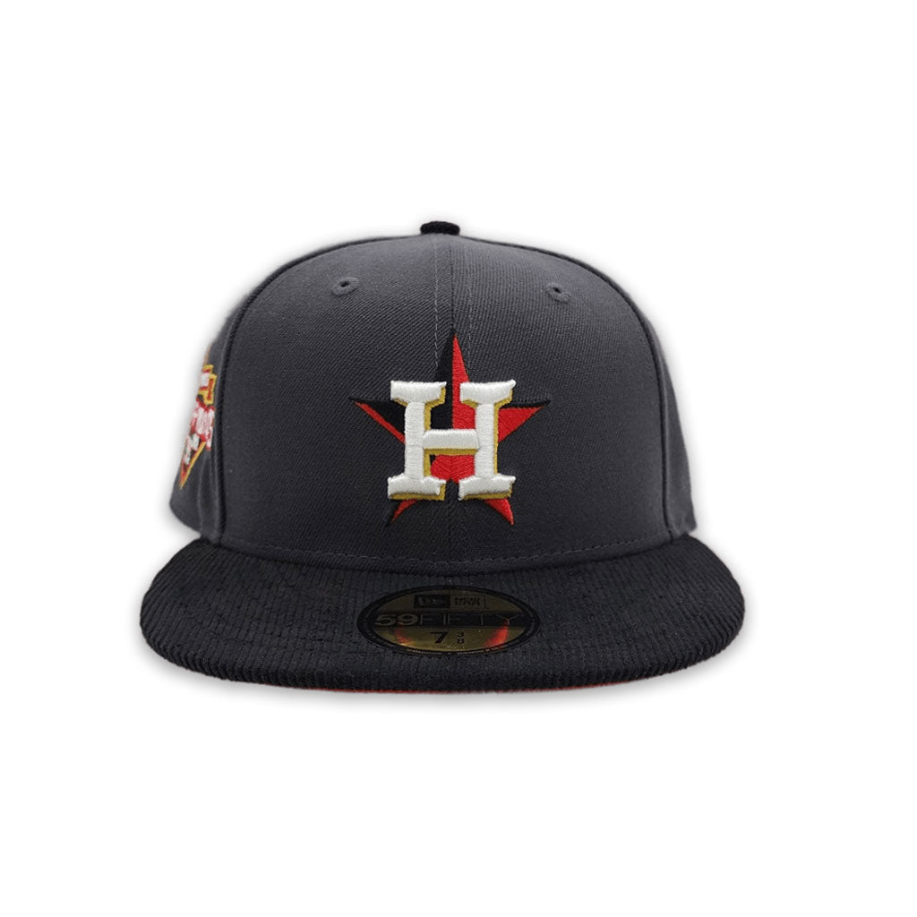 Red Houston Astros Gray Bottom 2022 World Series New Era Fitted 73/4