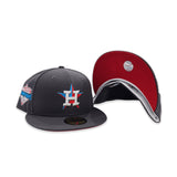Dark Gray Houston Astros Red  Bottom 2022 World Series Champions Side Patch New Era 59Fifty Fitted