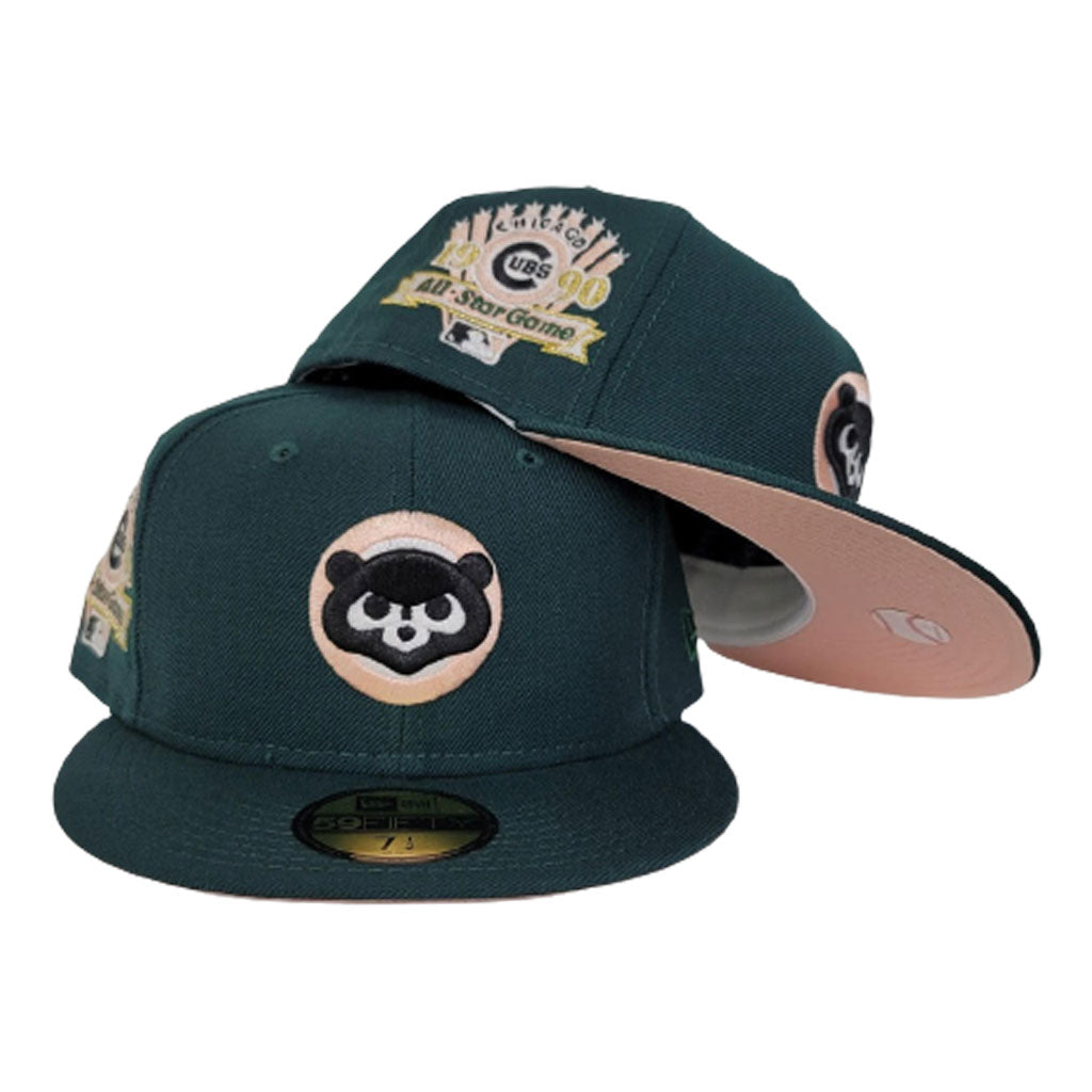 CHICAGO CUBS 1990 ALL STAR GAME BLACK PEACH BRIM NEW ERA FITTED HAT –  Sports World 165