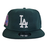 Dark Green Los Angeles Dodgers Pink Bottom 75th World Series New Era 9Fifty Snapback