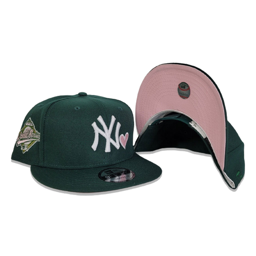 Dark Green New York Yankees Pink Bottom 1996 World Series Side