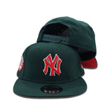 Dark Green New York Yankees Red Bottom 27X World Series Titles Side Patch New Era 9Fifty Snapback
