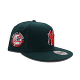 Dark Green New York Yankees Red Bottom 27X World Series Titles Side Patch New Era 9Fifty Snapback