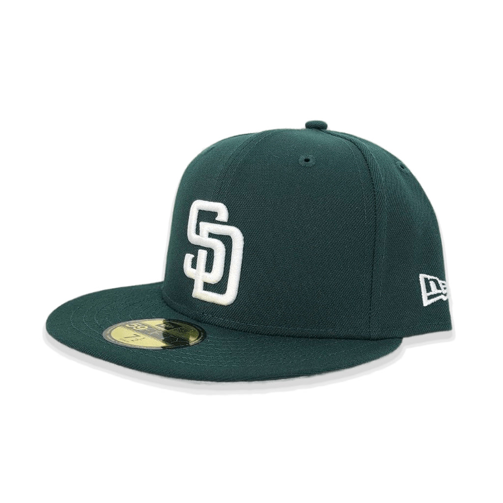 CAP CITY SAN DIEGO PADRES TWO TONE KHAKI GREEN EXCLUSIVE FITTED