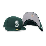 Dark Green Seattle Mariners Gray Bottom New Era 59Fifty Fitted