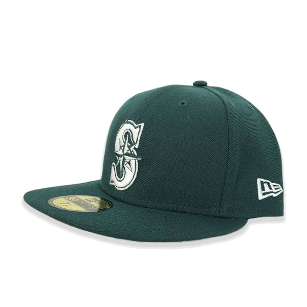 Dark Green Seattle Mariners Gray Bottom New Era 59Fifty Fitted ...