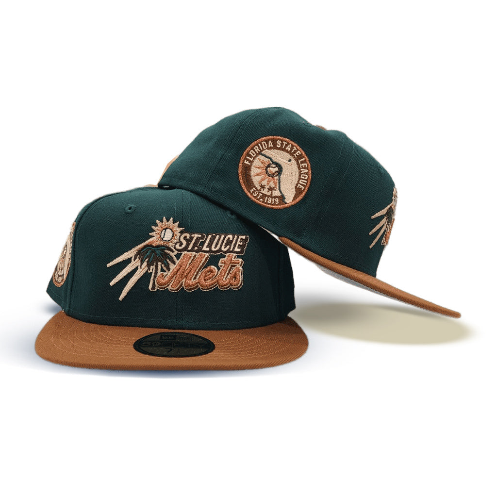 Dark Green St. Lucie Mets Toast Visor Gray Bottom Florida State League –  Exclusive Fitted Inc.