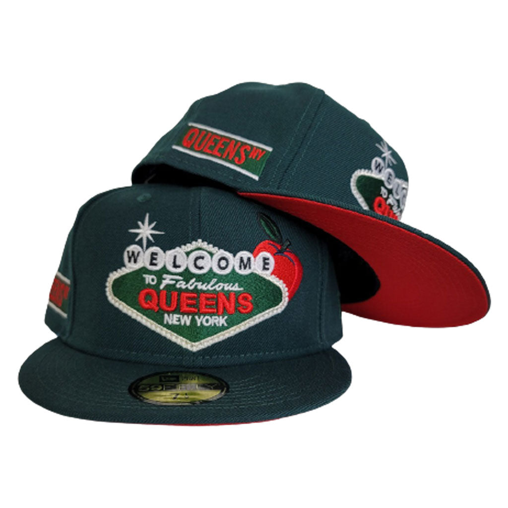 levering aan huis Kreek micro Dark Green Welcome To Fabulous Queens Red Bottom New Era 59Fifty Fitte –  Exclusive Fitted Inc.