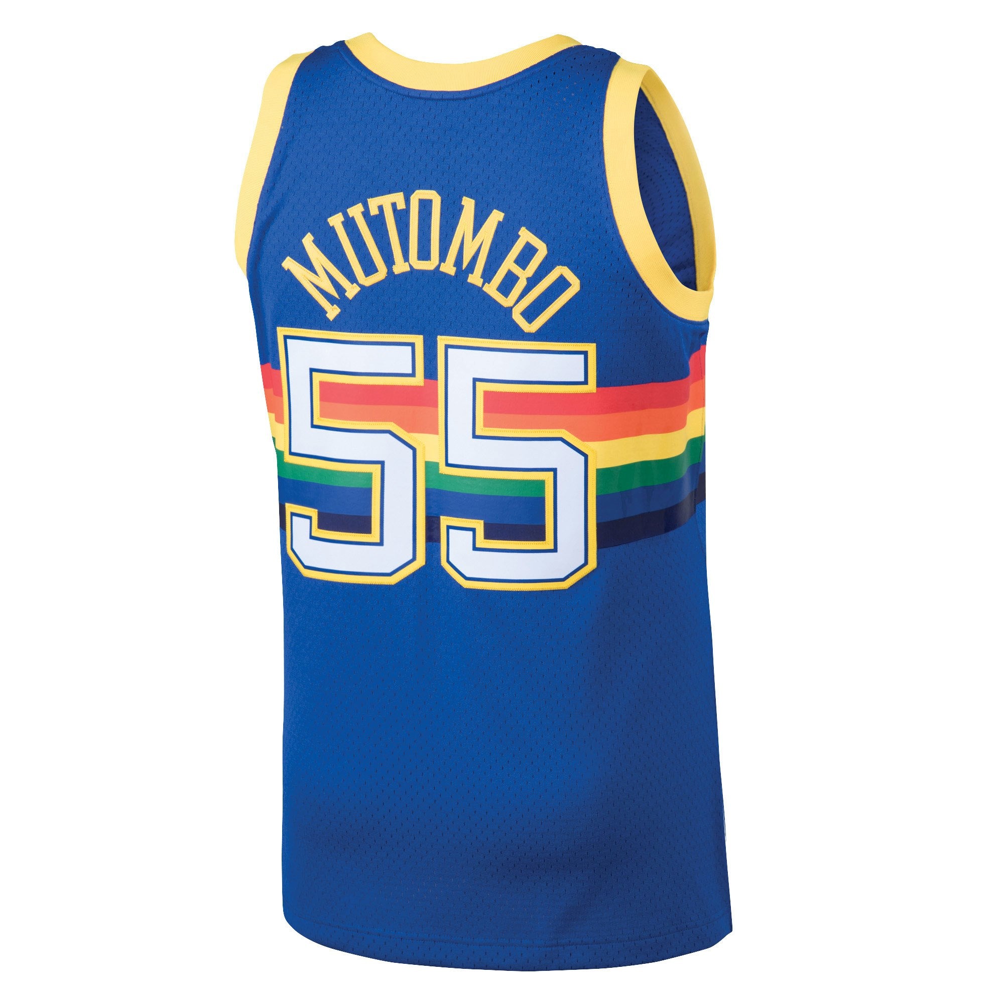 Dikembe Mutombo // Signed Denver Nuggets // 1991 Throwback Blue