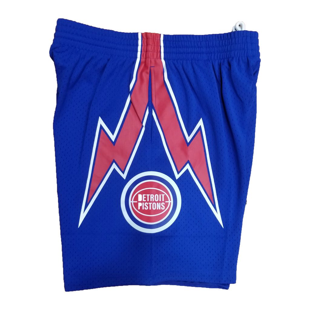 Detroit Pistons Mitchell & Ness Royal Blue Swingman Shorts