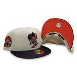 Detroit Tigers Orange Bottom Tiger Stadium Side Patch New Era 59Fifty Fitted
