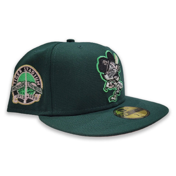dark Green Detroit Tigers Pink Bottom Tiger Stadium Side Patch New Era ...