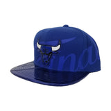 Exclusive Mitchell & Ness The Final Metallic Royal Blue Chicago Bulls Snapback