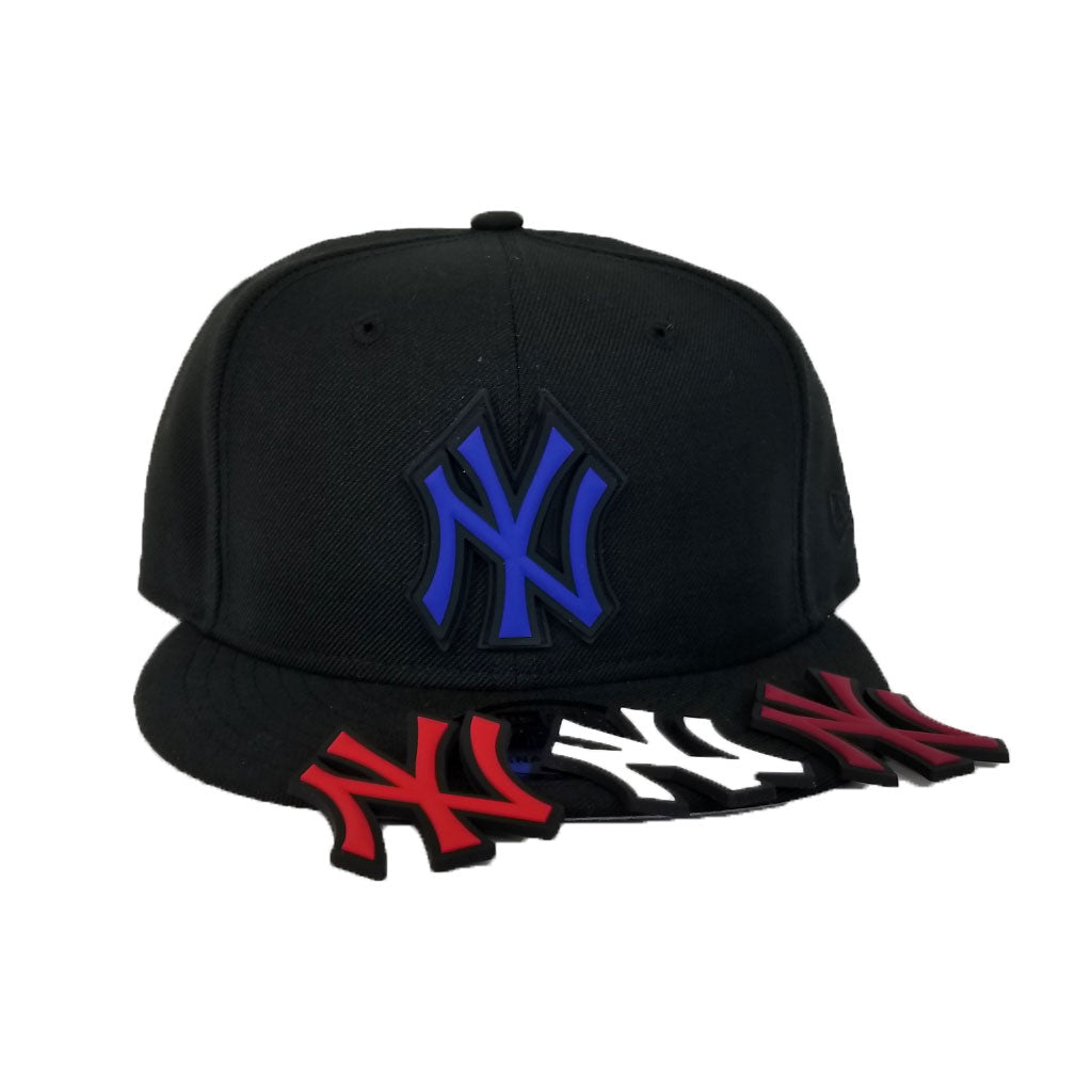  New Era New York Yankees Exclusive Selection 9FIFTY Snapback  Adjustable Hat Cap- OSFM (Black Crown Camo Logo & Undervisor Strapbac) :  Sports & Outdoors