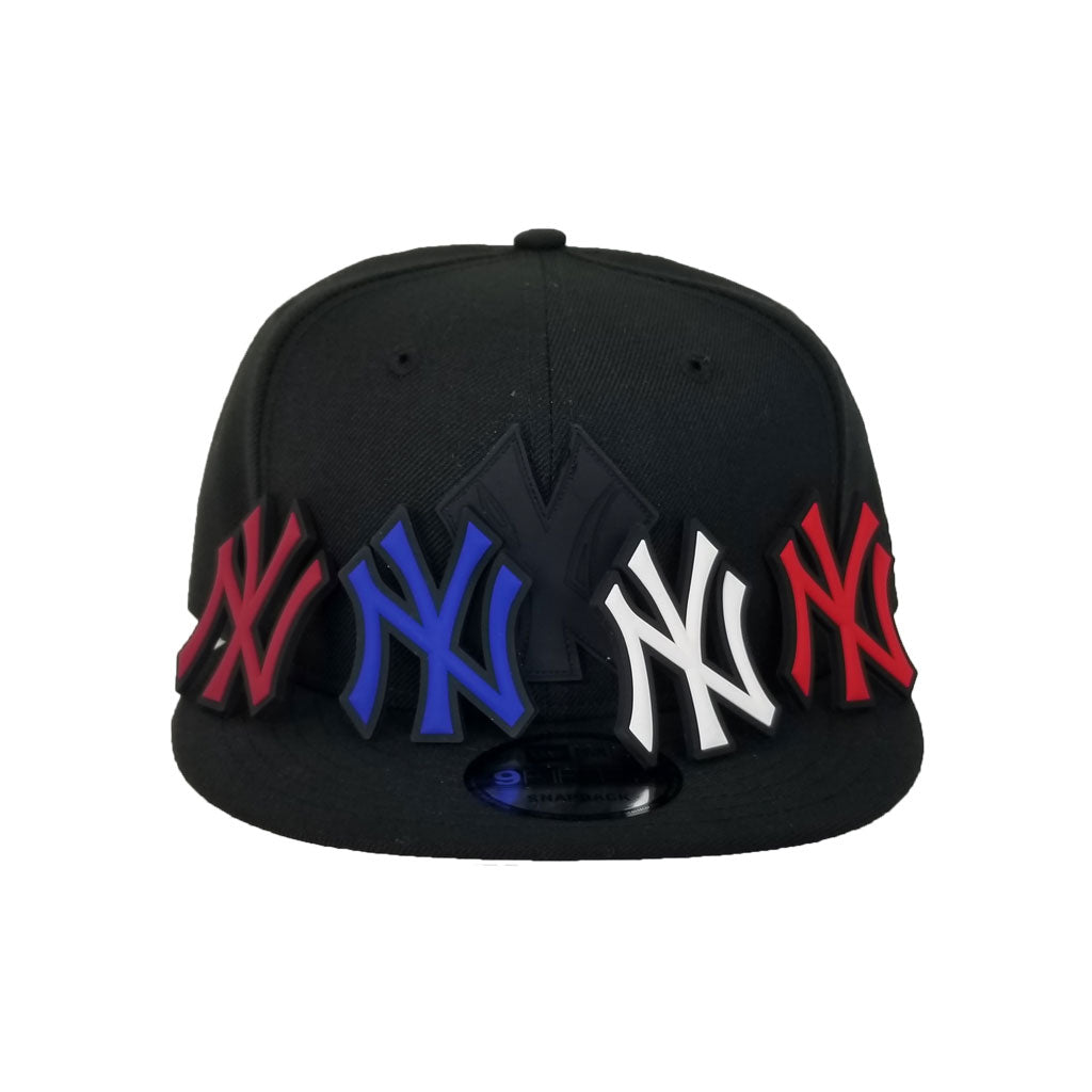 Kith & New Era for the New York Yankees Satin 9FIFTY A-Frame Snapback -  Black