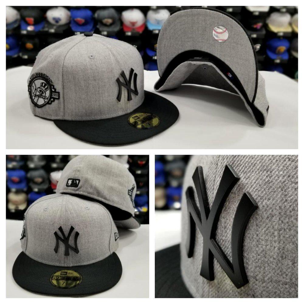 New Era MLB New York Yankees Metallic Logo 59FIFTY Fitted Hat (Black) 7 5/8