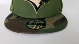 Exclusive New Era MLB Toronto Blue Jays 9Fifty snapback Hat Olive Green / Camouflage