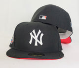 Black New York Yankees Infrared Bottom 1998 World Series Side Patch New Era 59Fifty Fitted