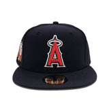 Navy Blue Los Angeles Angels Gray Bottom #17 Shohei Ohtani Side Patch New Era 59Fifty Fitted