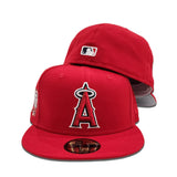 Red Los Angeles Angels Gray Bottom #17 Shohei Ohtani Side Patch New Era 59Fifty Fitted