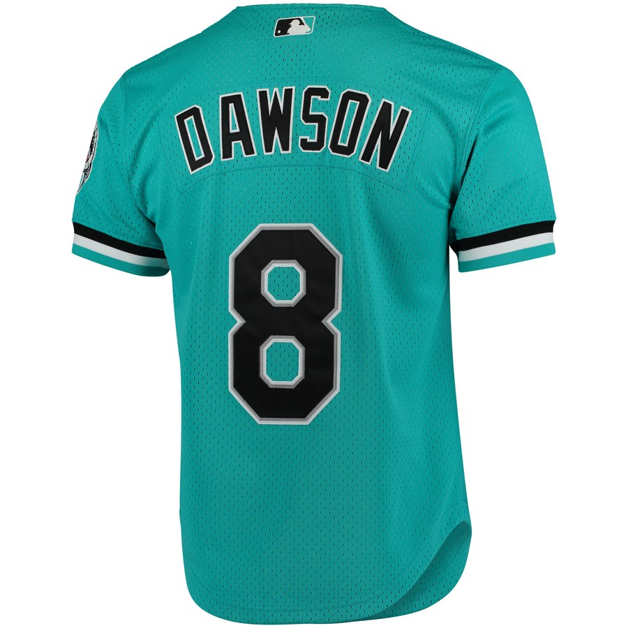 Florida Marlins Andre Dawson Mitchell & Ness Teal – Exclusive