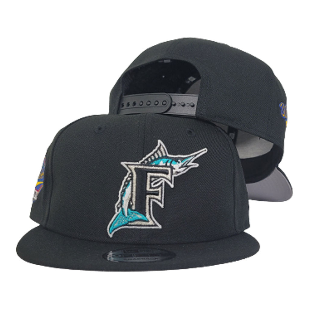 New+Era+9Fifty+MLB+Florida+Marlins+Basic+Snapback+Hat+-+Black for