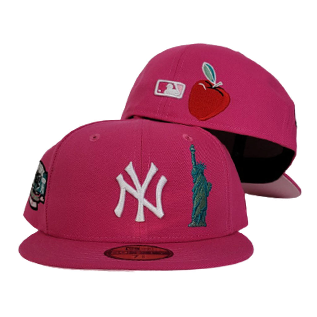 New Era New York Yankee Pink Bottom Yellow White (Subway Series  Embroidery)