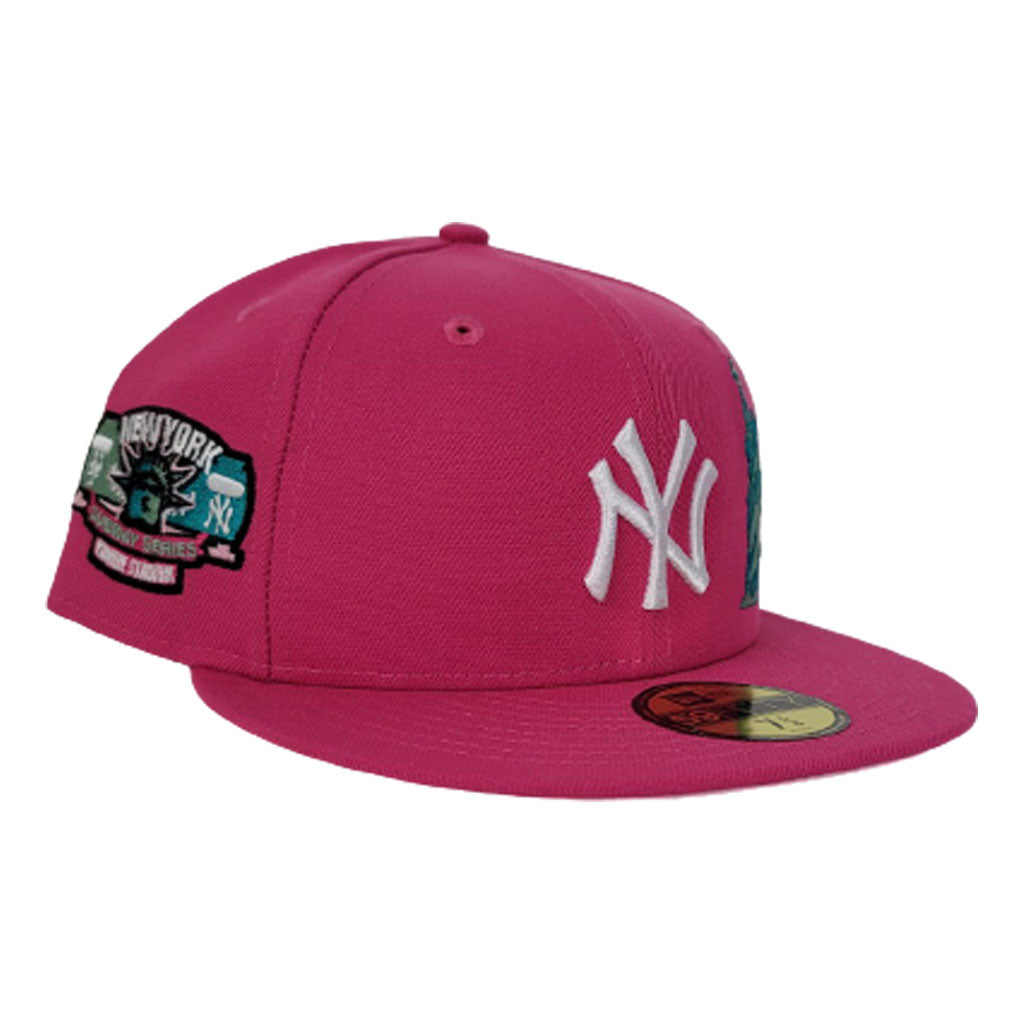 HOUSTON ASTROS 2017 WORLD SERIES NAVY FUSION PINK BRIM NEW ERA FITTED HAT