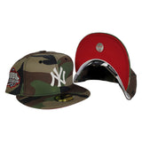Glow In The Dark Camo New York Yankees Red Bottom 1999 World Series New Era 59Fifty Fitted