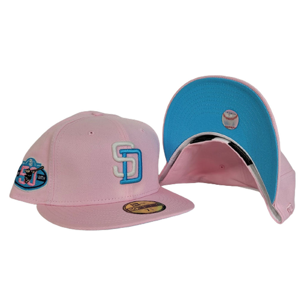 Glow In The Dark Pink San Diego Padres Neon Blue Bottom 50th