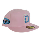 Glow In The Dark Pink San Diego Padres Neon blue Bottom 50th Anniversary New Era 59Fifty Fitted