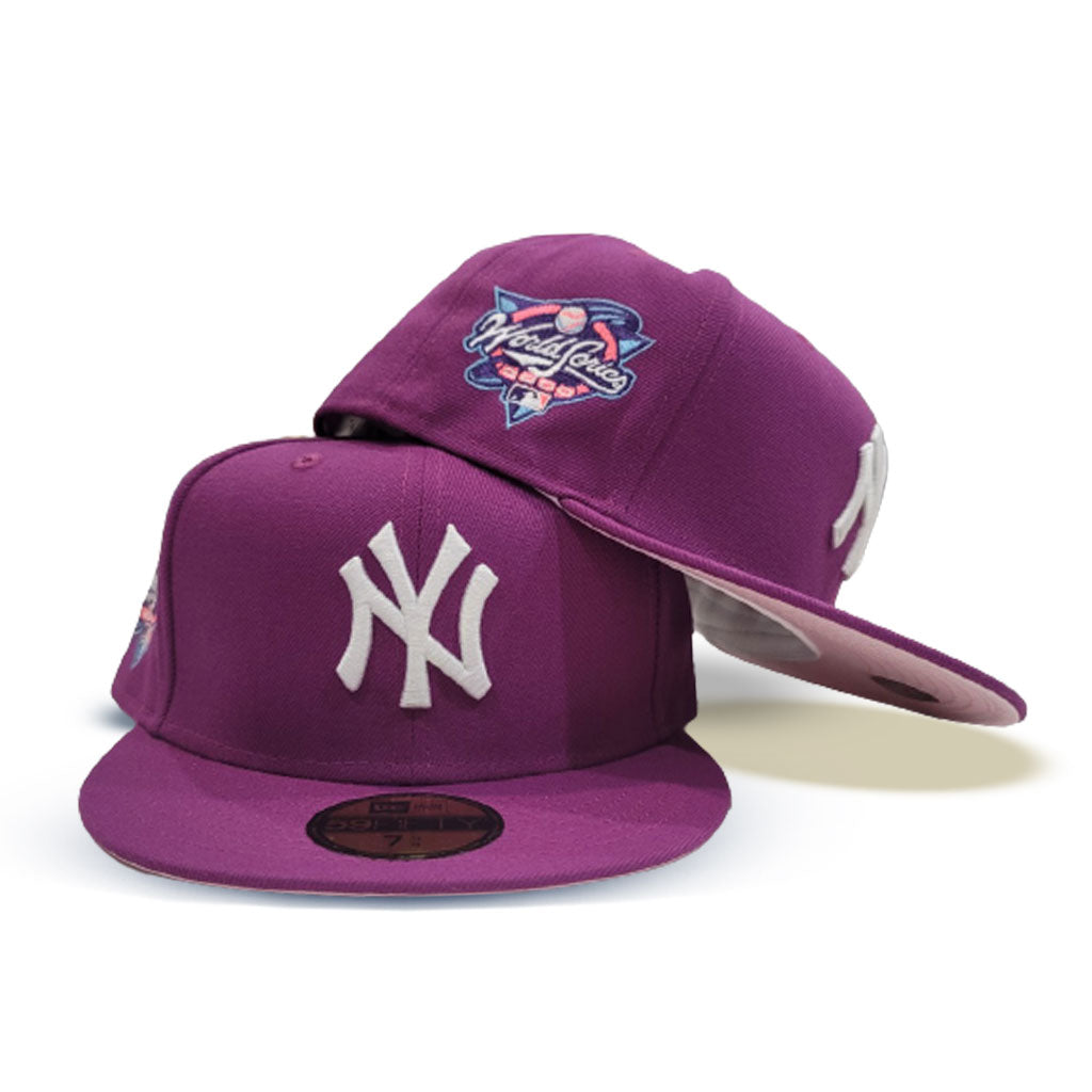 New York Yankees 2000 World Series Purple Pink Bottom 59Fifty