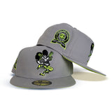 Gray Detroit Tigers Volt Green Bottom 1968 World Series Champions Side Patch New Era 59Fifty Fitted