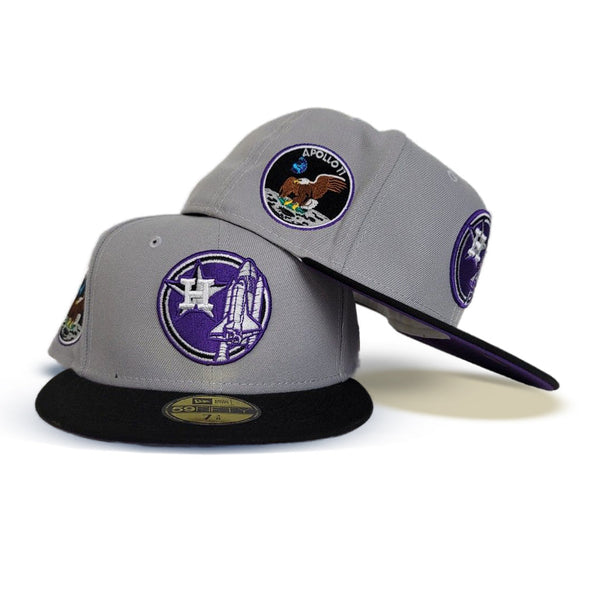 Exclusif 59FIFTY Houston Astros Apollo 11 NASA gris noir