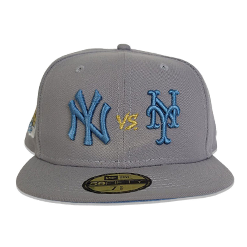 Black New York Mets Gray Bottom 2000 Subway Series Side Patch New Era  59Fifty Fitted