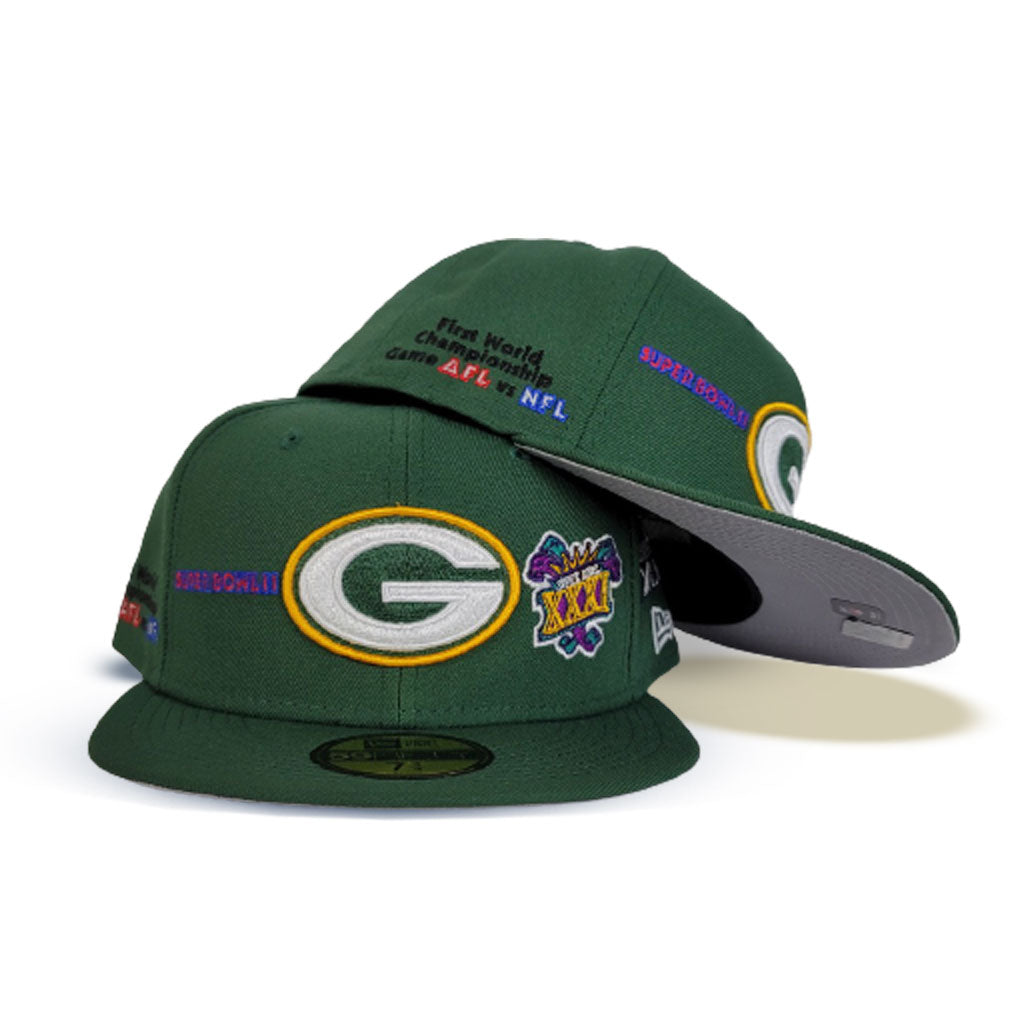 Lids Green Bay Packers New Era Omaha 59FIFTY Hat Gold