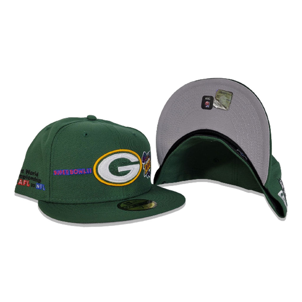 green bay packers fitted hat