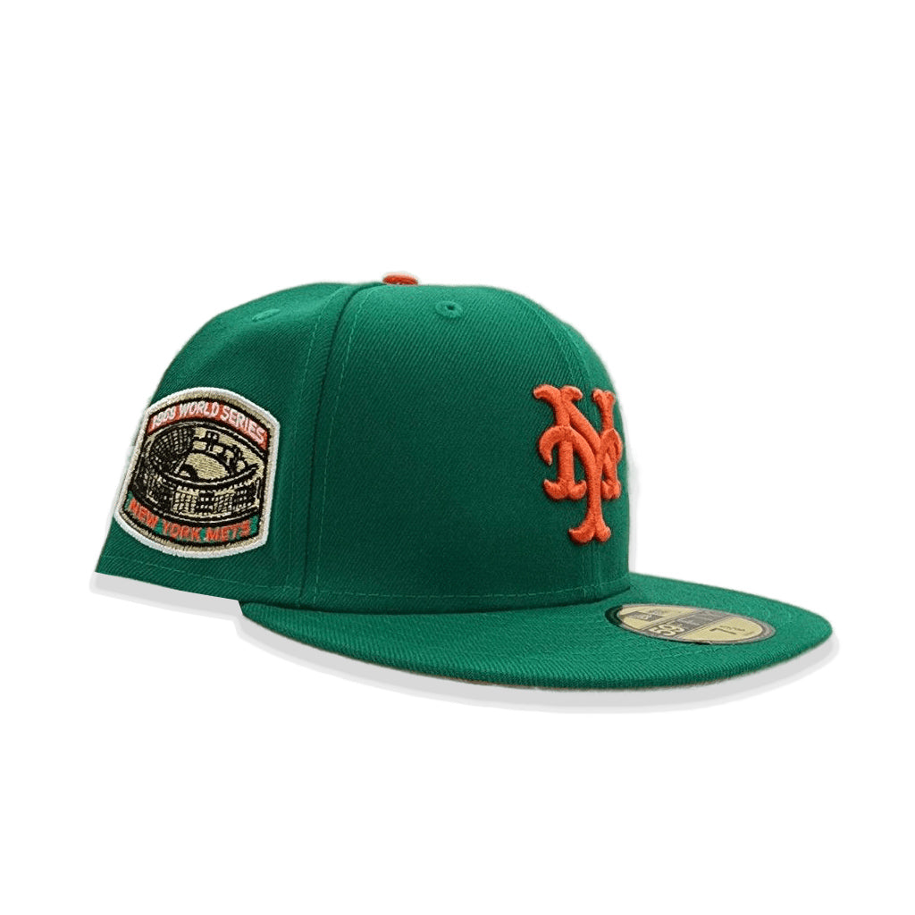 Green orange mets hat Clearance