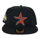 Houston Astros Cooperstown Black New Era 2005 World Series Side Patch 59Fifty Fitted