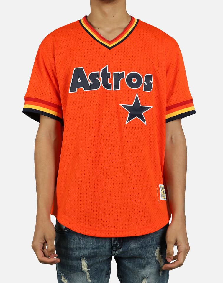 Houston Astros Mitchell & Ness Youth Cooperstown Collection Wild Pitch  Jersey T-Shirt - Orange