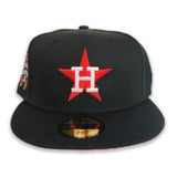 Houston Astros Pink Bottom 1986 All Star Game Side Patch New Era 59Fifty Fitted