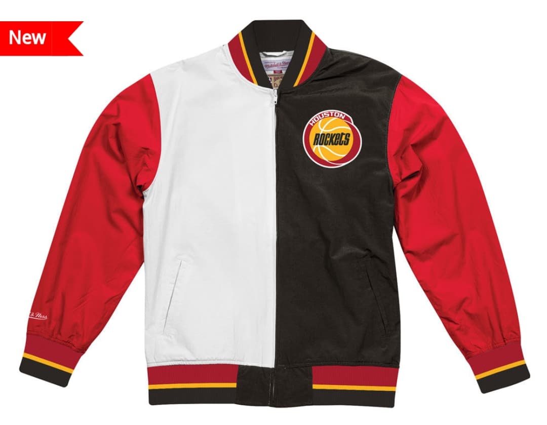 Mitchell & Ness jacket Atlanta Hawks black/red NBA Authentic Warm