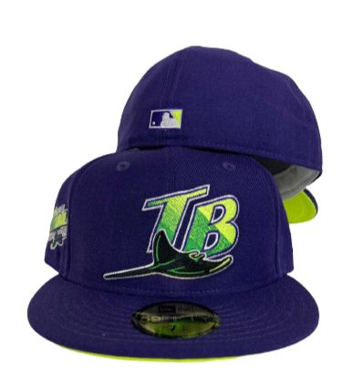 New Era 59Fifty Tampa Bay Rays Inaugural Patch Jersey Hat - Green