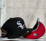 Product Black Heart Chicago White Sox Red Bottom 2005 World Series Side patch New Era 59Fifty Fitted