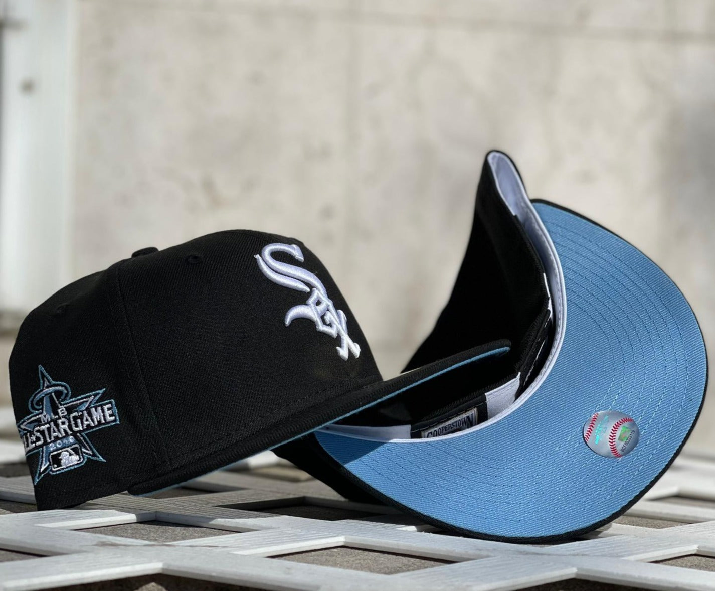 Product Chicago White Sox Black Icy Blue Bottom 2010 All Star Game New Era 59Fifty Fitted