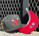 Product Black Chicago Bulls Red Bottom Champions Trophy Side patch New Era 59Fifty Fitted