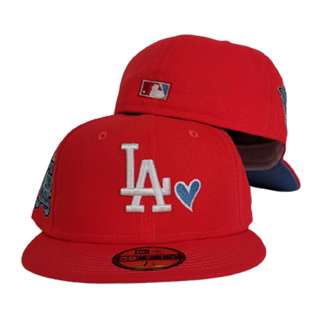 Official New Era LA Dodgers MLB Infrared Dark Royal Blue 59FIFTY