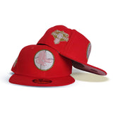 Infrared New Era Boston Red Sox Pink Bottom 1967 World Series side Patch 59Fifty Fitted
