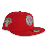 Infrared New Era Boston Red Sox Pink Bottom 1967 World Series side Patch 59Fifty Fitted