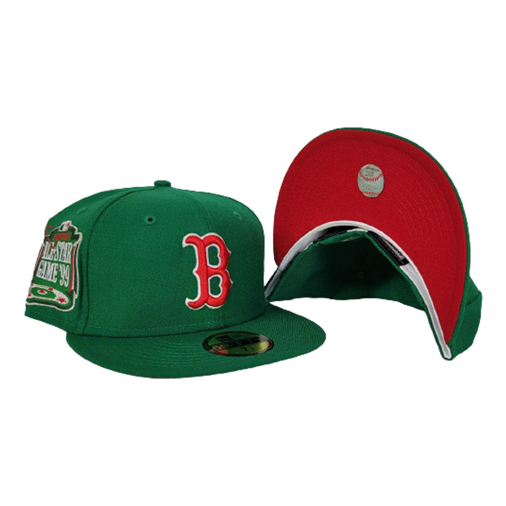 Two instances of the Red Sox wearing the green.